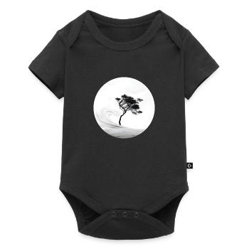 A little tree in the storm - Baby Premium short-sleeve bodysuit - black - Front