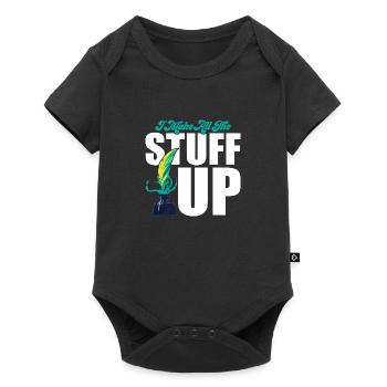 I Make All The Stuff Up Writer Author Novel - Baby Premium Kurzarmbody - Schwarz - Vorne