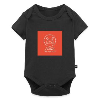 You can do it - Baby Premium short-sleeve bodysuit - black - Front