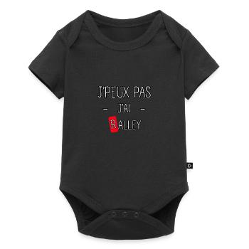J'peux pas j'ai Rallye - Body à manches courtes Premium Bébé - noir - Devant