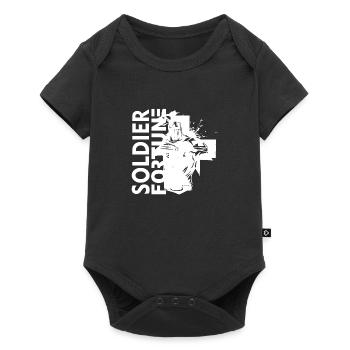 Soldat, Fortune, Militaire, Armée, Guerre, Cool, Marine, Combat - Body à manches courtes Premium Bébé - noir - Devant