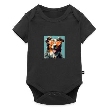 Berger Australien Cool - Berger Australien - Body à manches courtes Premium Bébé - noir - Devant