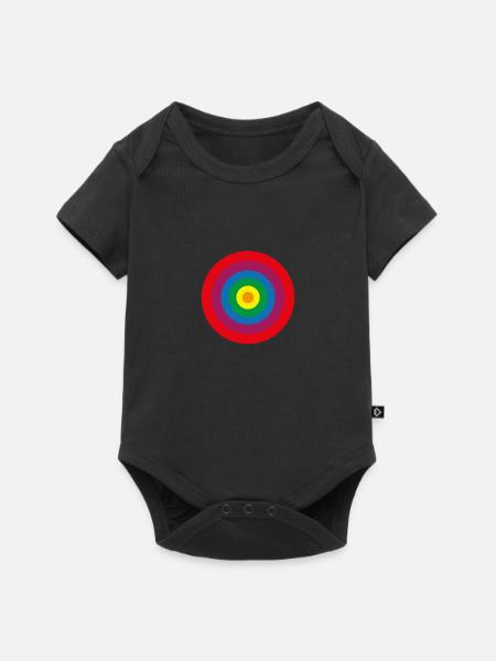 Spectrum Sphere - Baby Premium Kurzarmbody - Schwarz