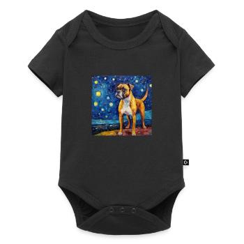 Boxer Starry Night - Baby Premium short-sleeve bodysuit - black - Front
