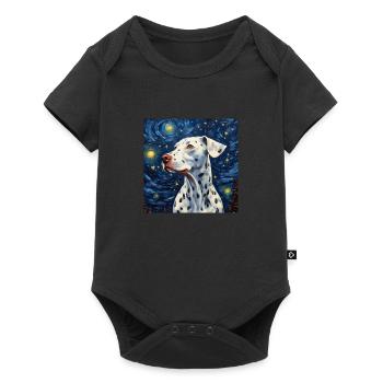 Dalmatian Starry Night - Baby Premium short-sleeve bodysuit - black - Front