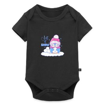 Qu’il neige - Body à manches courtes Premium Bébé - noir - Devant
