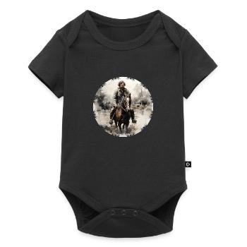 Cowboys sind Teil der amerikanischen Kultur - Baby Premium Kurzarmbody - Schwarz - Vorne