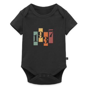 1937 Vintage Retro - Baby Premium short-sleeve bodysuit - black - Front