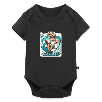 Surf - Body à manches courtes Premium Bébé - noir - Devant