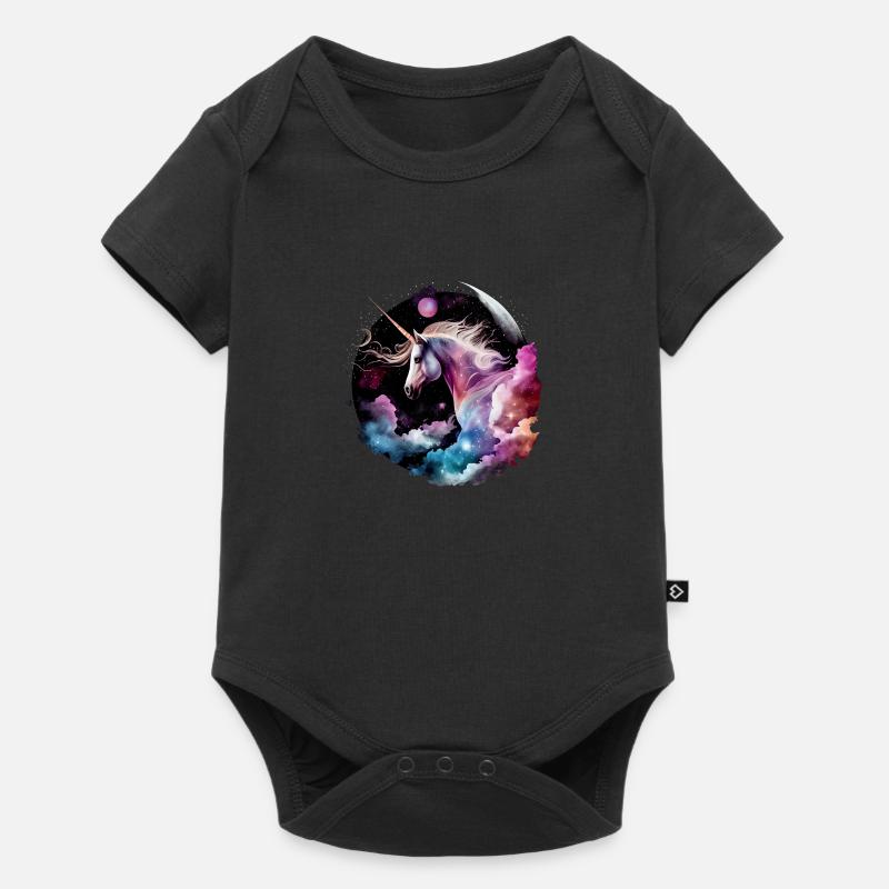 Magic unicorn - Baby Premium short-sleeve bodysuit - black