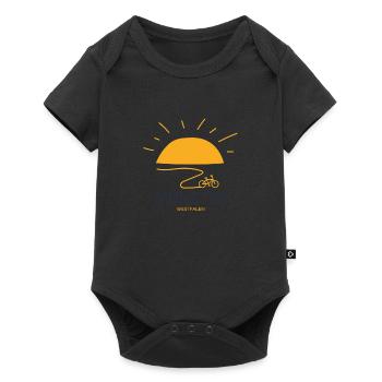 Münster Westphalie Vélo - Body à manches courtes Premium Bébé - noir - Devant