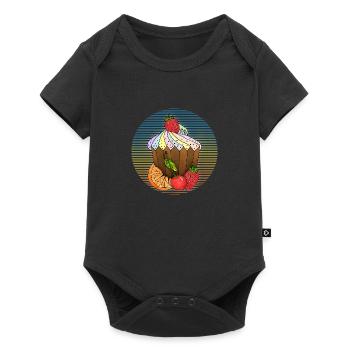 Cake - Baby Premium short-sleeve bodysuit - black - Front