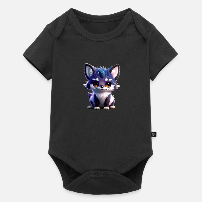 Bébé animal mignon - Body à manches courtes Premium Bébé - noir