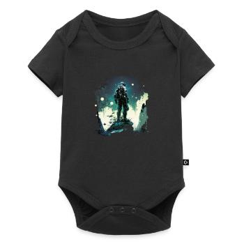 Spaceman - Baby Premium short-sleeve bodysuit - black - Front