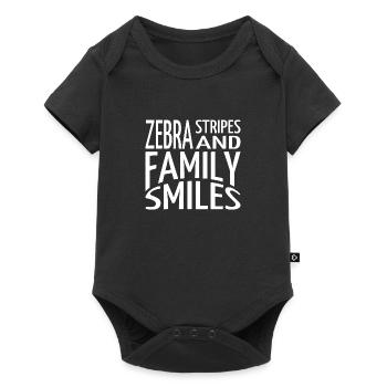 Geek Humour Humour Savannah Faune Équipe Famille - Body à manches courtes Premium Bébé - noir - Devant