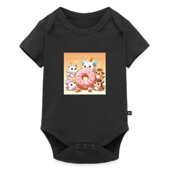 Cutie Pies - Baby Premium short-sleeve bodysuit - black - Front