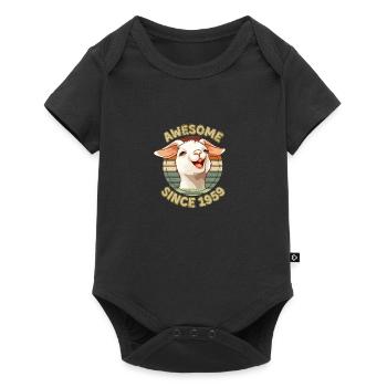 awesome Since 1959 - Humor Birthday Gift 1959 - Baby Premium short-sleeve bodysuit - black - Front