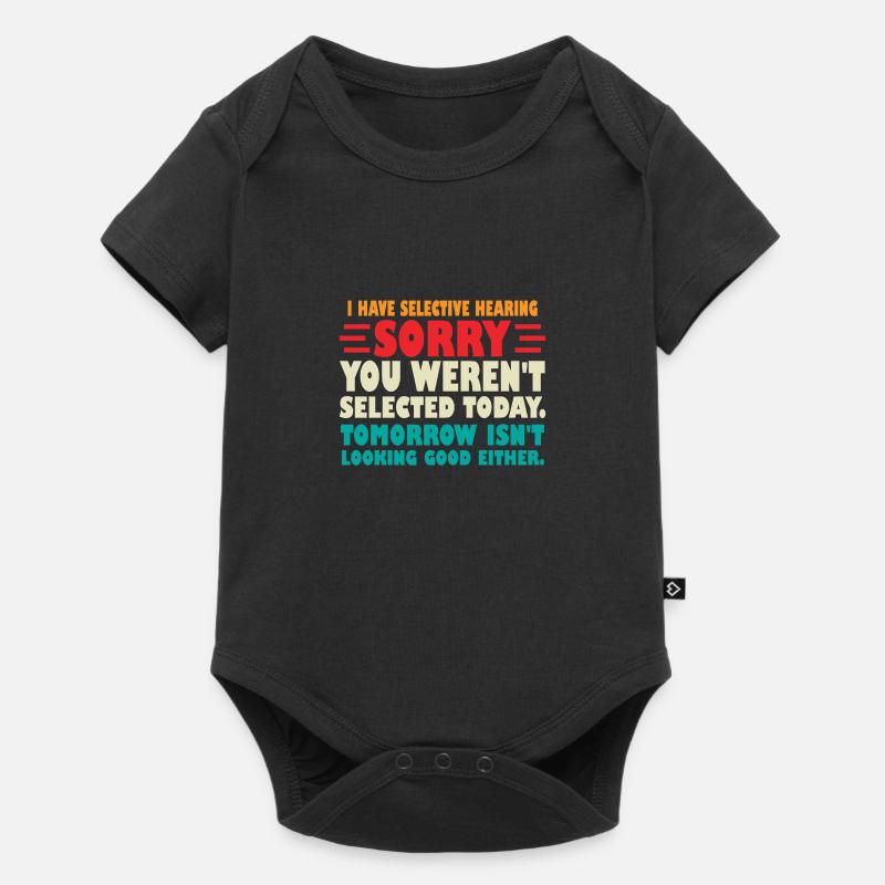 J’ai une audition sélective Désolé que vous n’ayez pas été sélectionné - Body à manches courtes Premium Bébé - noir
