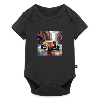 Hotrod V8 - Body à manches courtes Premium Bébé - noir - Devant