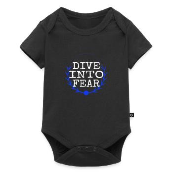resilient courage cool bungee jumping safety bday - Baby Premium short-sleeve bodysuit - black - Front