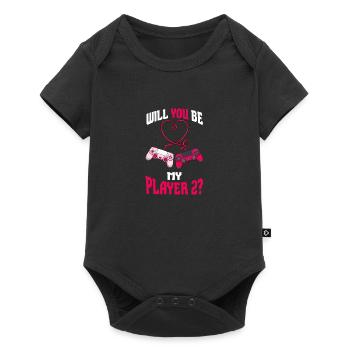 Serez-vous mon joueur 2 - Body à manches courtes Premium Bébé - noir - Devant