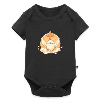 Répandre l'amour - Body à manches courtes Premium Bébé - noir - Devant