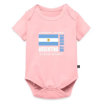 Argentine - Body à manches courtes Premium Bébé - rose - Devant