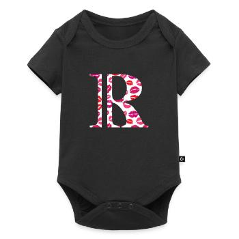 Letter to kisses - Baby Premium short-sleeve bodysuit - black - Front