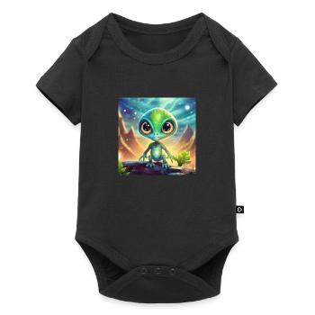 Firefly personnage extraterrestre mignon 28830 - Body à manches courtes Premium Bébé - noir - Devant