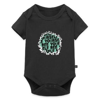 geek birthday present idea birthday awesome - Baby Premium short-sleeve bodysuit - black - Front