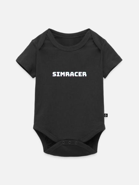 Für alle Simracing Fans - Baby Premium Kurzarmbody - Schwarz
