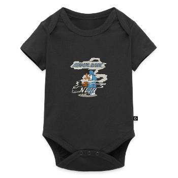 Augur sagt Nein - Baby Premium Kurzarmbody - Schwarz - Vorne