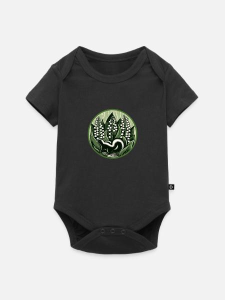 Skunk-Liebhaber - Baby Premium Kurzarmbody - Schwarz