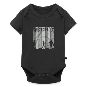 fish, fish, fishing, lake, sea, fishing, fauna, exotic - Baby Premium short-sleeve bodysuit - black - Front
