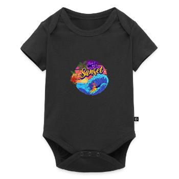 Unsetting Sun Debunking Sunset Sunrise Beach - Baby Premium short-sleeve bodysuit - black - Front