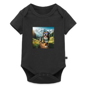 Bouvier bernois - Body à manches courtes Premium Bébé - noir - Devant