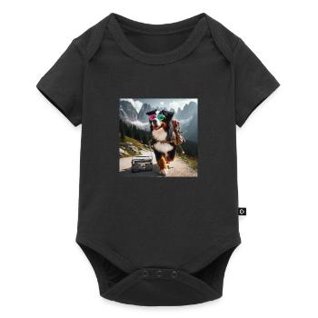 Bouvier bernois - Body à manches courtes Premium Bébé - noir - Devant