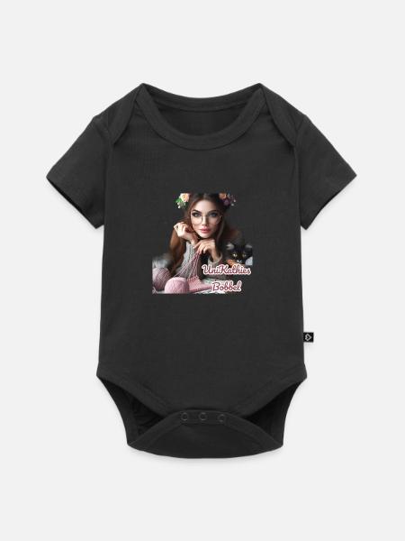 Unikathies KI - Baby Premium Kurzarmbody - Schwarz