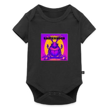 Osterwünsche - Baby Premium Kurzarmbody - Schwarz - Vorne