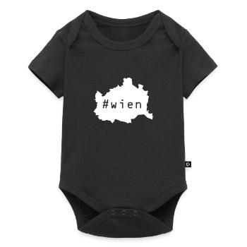 Wienliebe - Baby Premium Kurzarmbody - Schwarz - Vorne