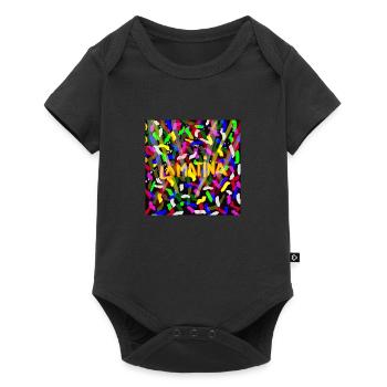 THE MATINE - Baby Premium short-sleeve bodysuit - black - Front
