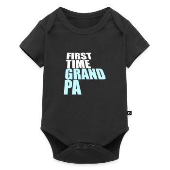 Première fois grand-père Meilleur grand-père Grand-père Amour Grand-père - Body à manches courtes Premium Bébé - noir - Devant