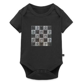 Sator Arepo Runes - Baby Premium short-sleeve bodysuit - black - Front