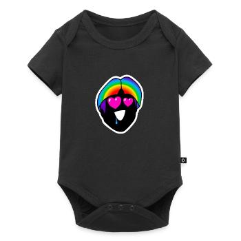 Head over heels in love : Sticky Queer Pride - Baby Premium short-sleeve bodysuit - black - Front