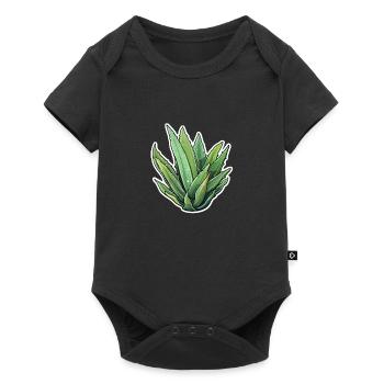 Aloe vera - Body à manches courtes Premium Bébé - noir - Devant