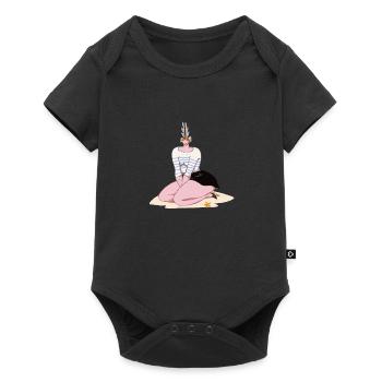 La sablaise - Body à manches courtes Premium Bébé - noir - Devant