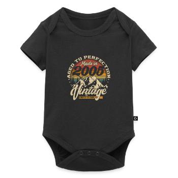 Made in 2005 Vintage Limited Edition Gift - Baby Premium short-sleeve bodysuit - black - Front