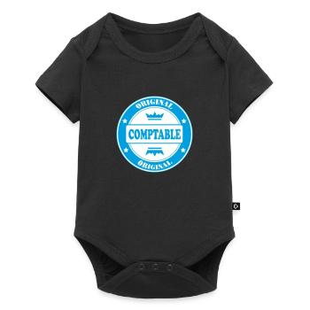 ORIGINAL COMPTABLE - Body à manches courtes Premium Bébé - noir - Devant