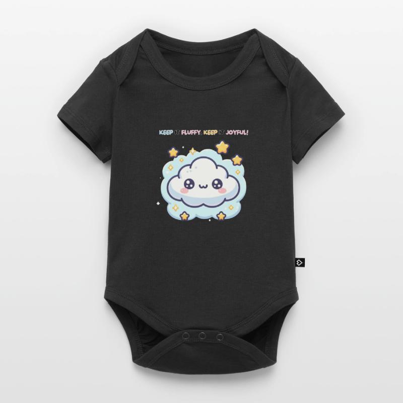 Keep it Fluffy Keep it Joyful ! Baby Premium short-sleeve bodysuit