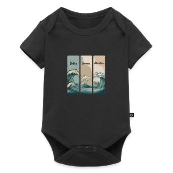 Endless Summer Adventures - Body à manches courtes Premium Bébé - noir - Devant